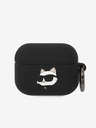 Karl Lagerfeld 3D-Logo NFT Choupette Head Silikonhülle für Airpods Pro Schwarz Karl Lagerfeld