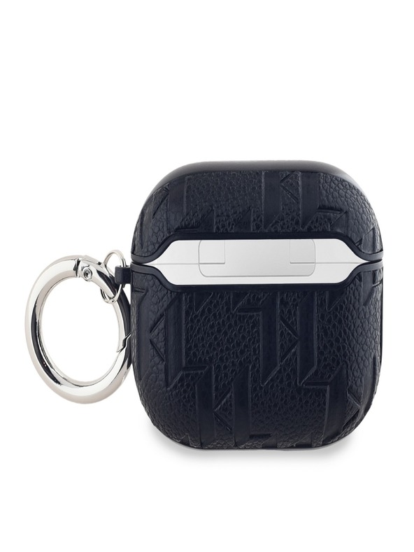 Karl Lagerfeld Karl Lagerfeld PU-geprägte Karl-Kopf-Hülle für AirPods 3 Schwarz