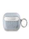 Karl Lagerfeld Karl Lagerfeld PU-geprägtes Choupette Head-Etui für AirPods Pro 2 Silber