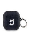 Karl Lagerfeld Karl Lagerfeld PU geprägte Choupette Head Tasche für AirPods 3 Schwarz