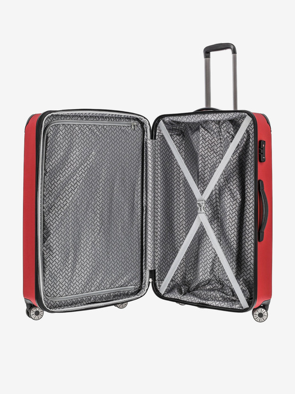 Travelite Dreier-Set Travelite City 4w Reisekoffer in rot S,M,L