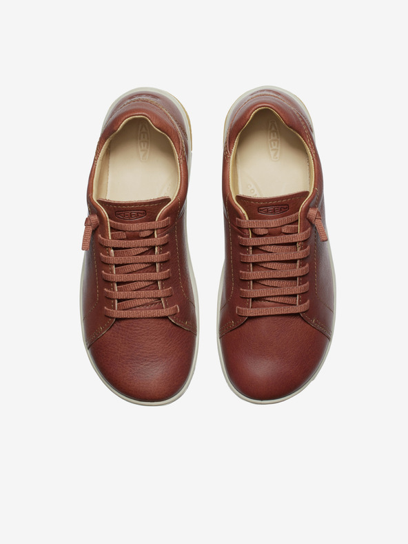 Keen Braun Damen Leder Turnschuhe Keen KNX Lace