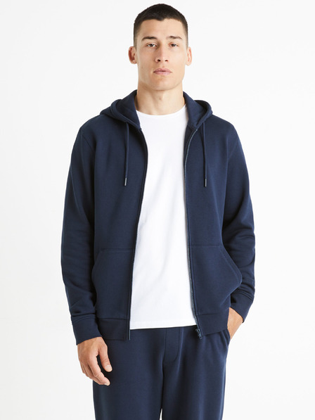 Celio Dunkelblaues Herren-Basic-Sweatshirt Celio Fethree