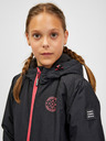 Sam 73 Korallfarbene und schwarze Kinderjacke SAM 73 Kimia