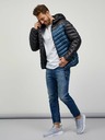 Sam 73 Schwarz-blaue Herren-Steppjacke SAM 73 Ulrik