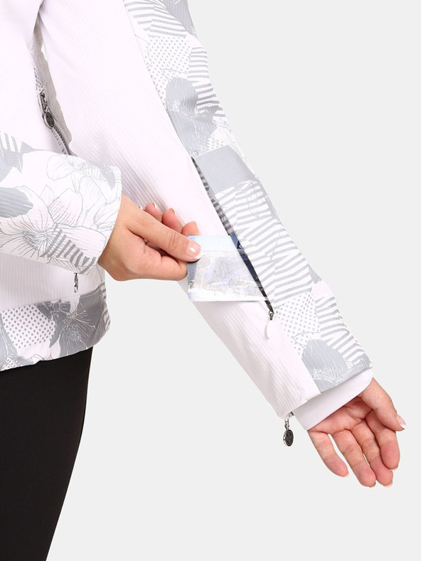 Kilpi Weiße beheizbare Damen-Skijacke Kilpi Lena-W