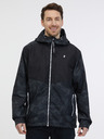 Sam 73 Schwarze, leichte, gemusterte Herrenjacke SAM 73 Antonio