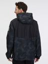 Sam 73 Schwarze, leichte, gemusterte Herrenjacke SAM 73 Antonio