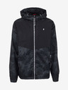 Sam 73 Schwarze, leichte, gemusterte Herrenjacke SAM 73 Antonio