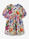 Desigual Lila und cremefarbenes geblümtes Mädchenkleid Desigual Akira