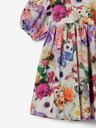 Desigual Lila und cremefarbenes geblümtes Mädchenkleid Desigual Akira