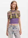 Desigual Damen Desigual Cuadri T-Shirt