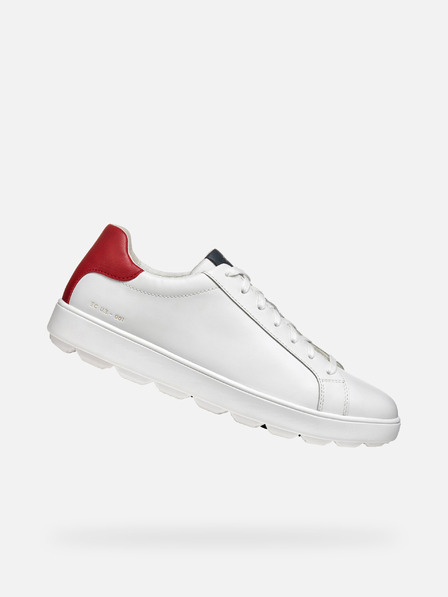 Geox Weiße Herren Geox Spherica ECUB-1 Turnschuhe