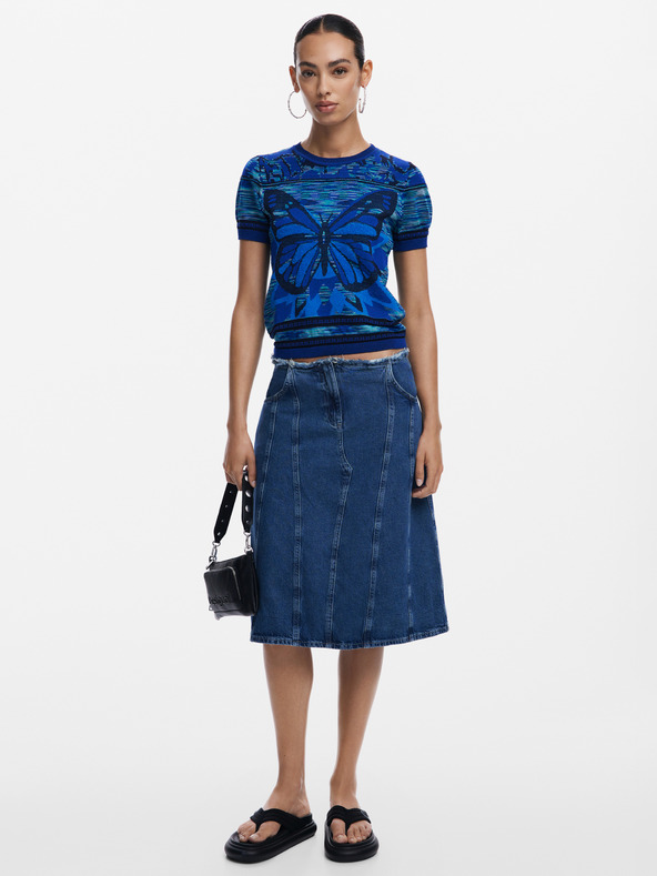 Desigual Damen Desigual Schmetterling T-Shirt