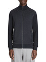 Celio Dunkelblaue Herren Strickjacke mit Reißverschluss Celio Jusnow slim