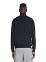 Celio Dunkelblaue Herren Strickjacke mit Reißverschluss Celio Jusnow slim