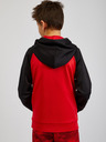Sam 73 Schwarzer und roter Unisex-Kapuzenpullover für Kinder SAM73 Draco