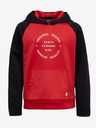 Sam 73 Schwarzer und roter Unisex-Kapuzenpullover für Kinder SAM73 Draco