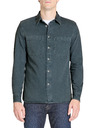Celio Dunkelblaues Herrenhemd aus Baumwolle Celio Jubombe1