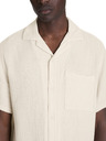 Celio Cremefarbenes Herrenhemd Celio Bagaz