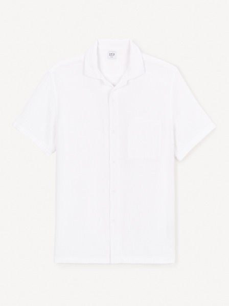 Celio Weißes Herrenhemd Celio Decolml
