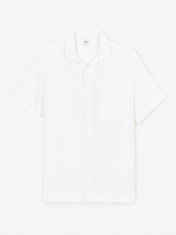 Celio Weißes Herrenhemd Celio Decolml