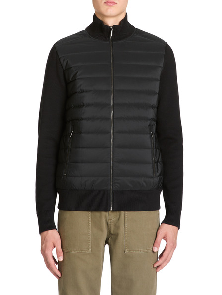Celio Schwarze Herrenjacke mit Kragen Celio Jipychess