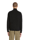 Celio Schwarze Herrenjacke mit Kragen Celio Jipychess
