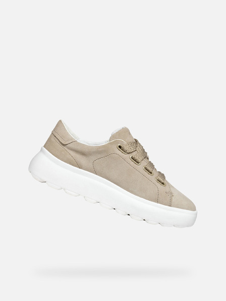Geox Beige Geox Spherica EC4.1 Damen Turnschuhe