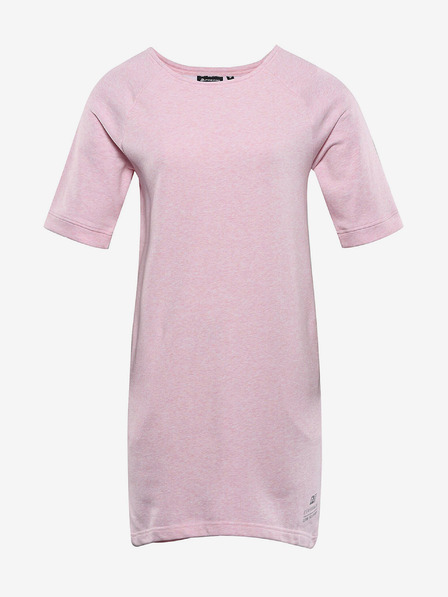 ALPINE PRO Rosa Damen Baumwollkleid Alpine Pro MOLEDA