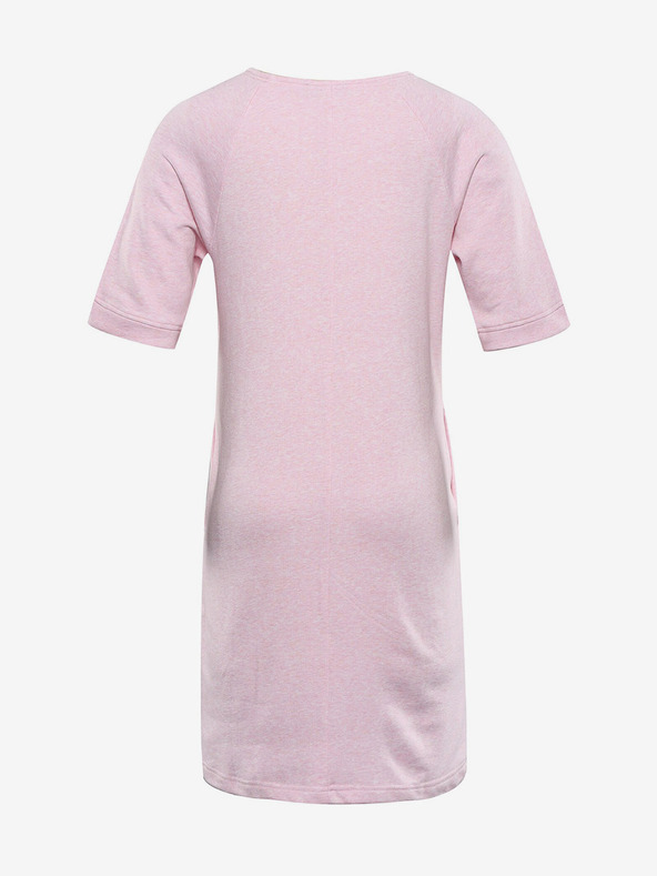 ALPINE PRO Rosa Damen Baumwollkleid Alpine Pro MOLEDA