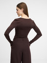 Orsay Braunes langärmeliges Damen-T-Shirt ORSAY
