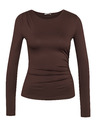 Orsay Braunes langärmeliges Damen-T-Shirt ORSAY