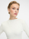 Orsay Weißes langärmeliges Damen T-Shirt ORSAY