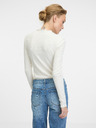 Orsay Weißes langärmeliges Damen T-Shirt ORSAY