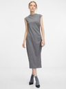 Orsay Graues Damen-Midikleid ORSAY
