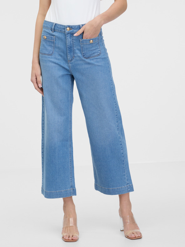 Orsay Hellblaue weite Damenjeans ORSAY