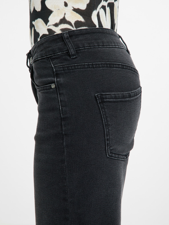 Orsay Schwarze weite Damenjeans ORSAY