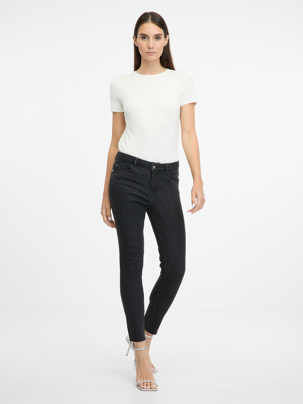 Orsay Schwarze Skinny-Fit-Jeans Damen ORSAY