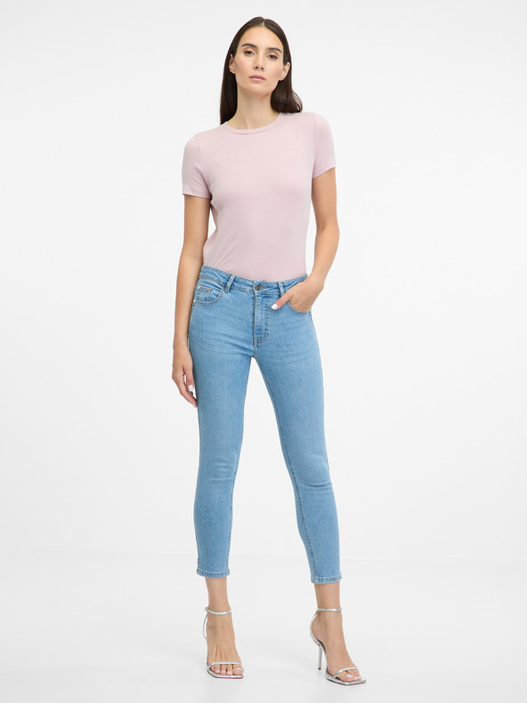 Orsay Hellblaue Skinny-Fit-Jeans für Damen ORSAY