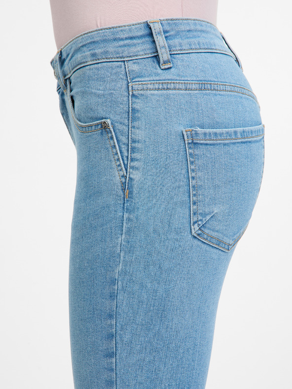 Orsay Hellblaue Skinny-Fit-Jeans für Damen ORSAY