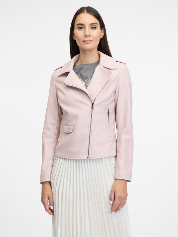 Orsay Hellrosa Damen-Kunstlederjacke ORSAY