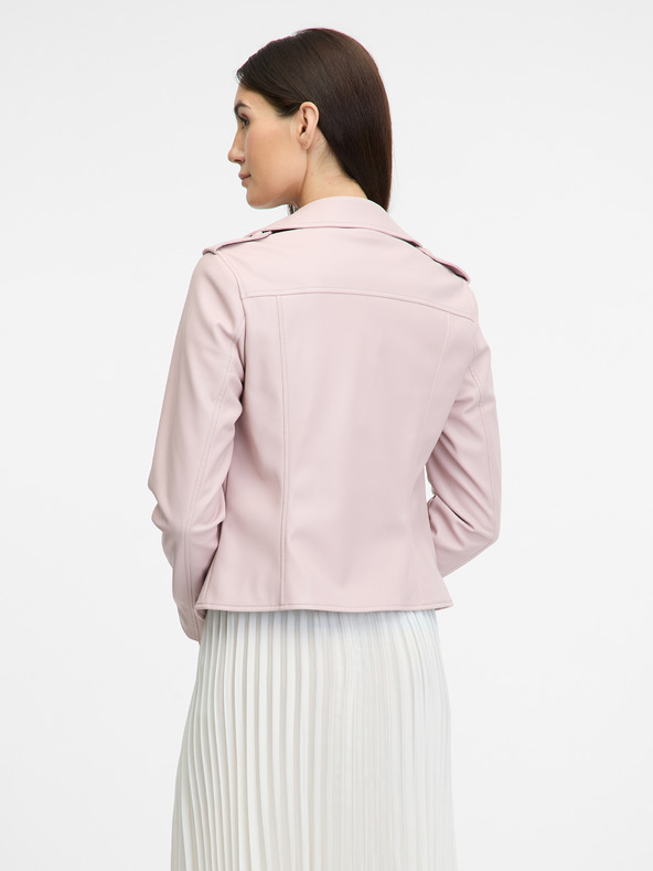 Orsay Hellrosa Damen Lederjacke ORSAY