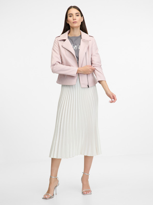 Orsay Hellrosa Damen Lederjacke ORSAY