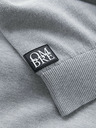 Ombre Clothing Herren Raglanpulli mit gerippten Ärmeln grau melange Ombre Kleidung