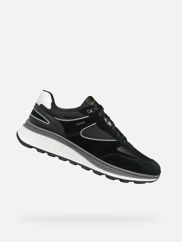 Geox Schwarze Herren-Turnschuhe Geox Spherica Actif X1