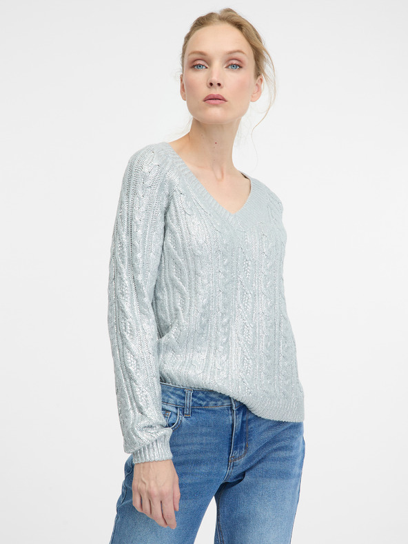 Orsay Graues Damen-Kurzarm-T-Shirt ORSAY