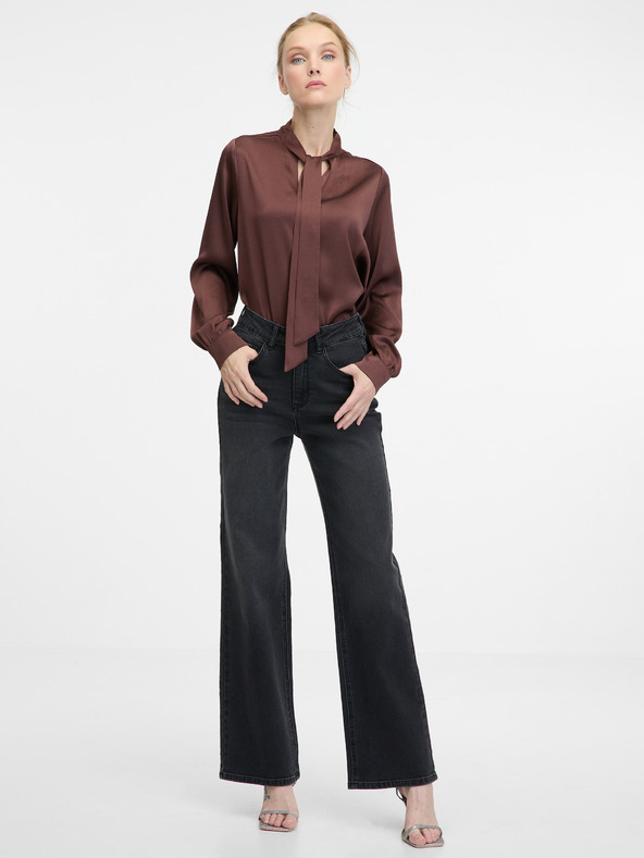 Orsay Braune Damenbluse ORSAY