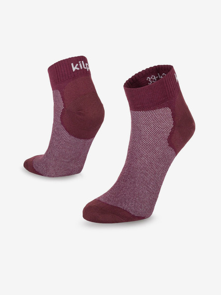 Kilpi Kilpi MINIMIS burgunderfarbene Unisex-Laufsocken