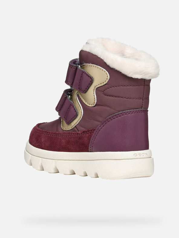 Geox Burgundy Mädchen Winterschuhe Geox Willaboo B A